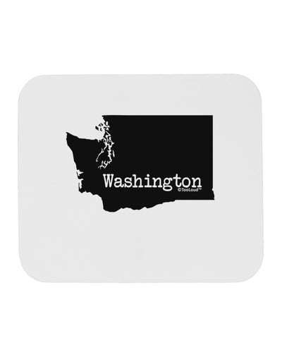 Washington - United States Shape Mousepad-TooLoud-White-Davson Sales