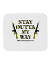 Black Friday Vet - Outta My Way Mousepad-TooLoud-White-Davson Sales