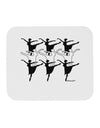 Nine Ladies Dancing Mousepad-TooLoud-White-Davson Sales