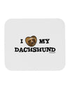 I Heart My Dachshund Mousepad by TooLoud-TooLoud-White-Davson Sales