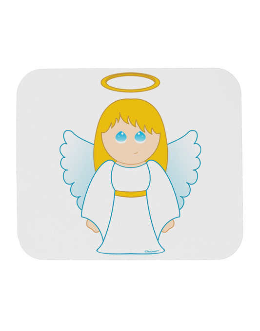 Cute Christmas Angel Girl Mousepad-TooLoud-White-Davson Sales