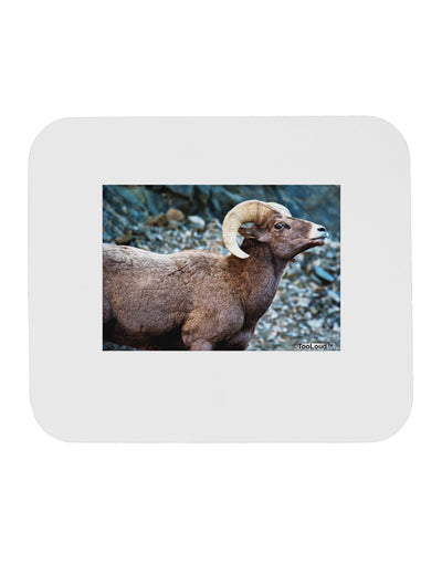 Wide Eyed Big Horn Mousepad-TooLoud-White-Davson Sales