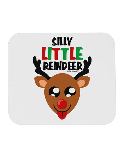 Silly Little Reindeer Matching Deer Mousepad-TooLoud-White-Davson Sales