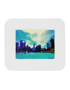 Chicago Skyline Watercolor Mousepad-TooLoud-White-Davson Sales