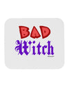 Bad Witch Color Red Mousepad-TooLoud-White-Davson Sales