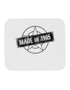 50th Birthday Made In Birth Year 1965 Mousepad-TooLoud-White-Davson Sales