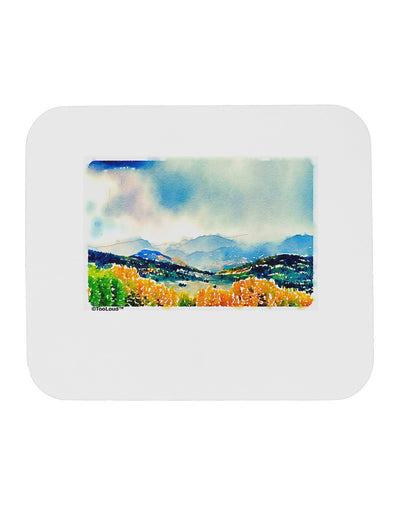 Colorado Mountain Scene Mousepad-TooLoud-White-Davson Sales