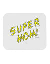 Super Mom - Lightening Bolt Design Mousepad by TooLoud-TooLoud-White-Davson Sales