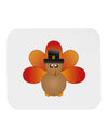 Cute Pilgrim Turkey Thanksgiving Mousepad-TooLoud-White-Davson Sales