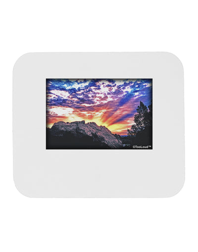 Colorado Rainbow Sunset Mousepad-TooLoud-White-Davson Sales