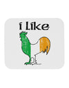 I Like Irish Rooster Silhouette Mousepad by TooLoud-TooLoud-White-Davson Sales