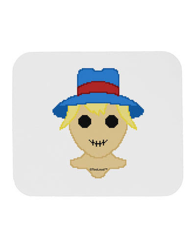 Cute Pixel Scarecrow Mousepad-TooLoud-White-Davson Sales