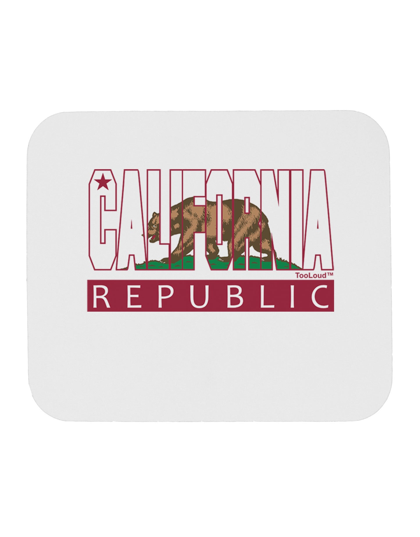 California Design #1 Mousepad by TooLoud-TooLoud-White-Davson Sales