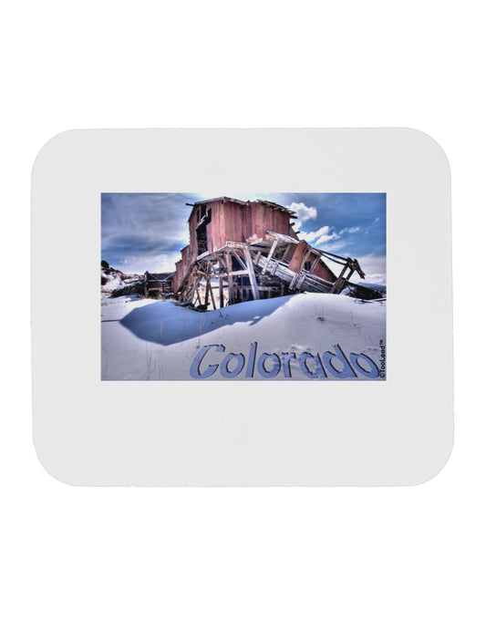 TooLoud Victor Mines Colorado Text Mousepad-TooLoud-White-Davson Sales