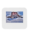 TooLoud Victor Mines Colorado Text Mousepad-TooLoud-White-Davson Sales