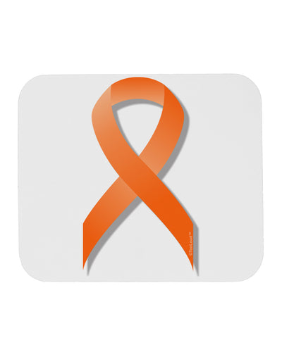 Leukemia Awareness Ribbon - Orange Mousepad-TooLoud-White-Davson Sales