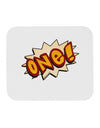 Onomatopoeia One Birthday Mousepad-TooLoud-White-Davson Sales