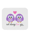 Owl Always Love You - Purple Owls Mousepad by TooLoud-TooLoud-White-Davson Sales