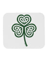 Celtic Knot Irish Shamrock Mousepad-TooLoud-White-Davson Sales