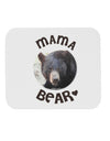 Black Bear - Mama Bear Mousepad-TooLoud-White-Davson Sales