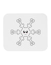 Cute Snowflake Christmas Mousepad-TooLoud-White-Davson Sales