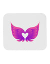 Cute Angel Wings Pair Heart Mousepad-TooLoud-White-Davson Sales