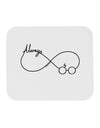 Always Infinity Symbol Mousepad-TooLoud-White-Davson Sales