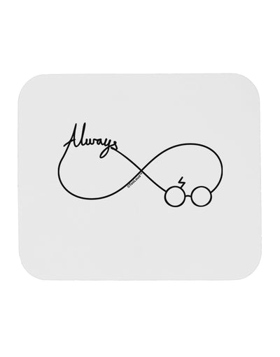 Always Infinity Symbol Mousepad-TooLoud-White-Davson Sales