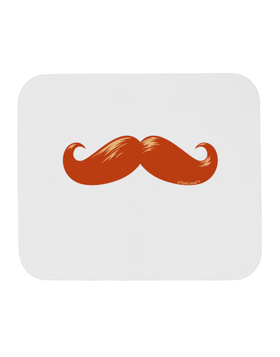 Big Redhead Mustache Mousepad-TooLoud-White-Davson Sales