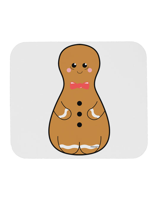 Cute Gingerbread Matryoshka Nesting Doll - Christmas Mousepad-TooLoud-White-Davson Sales