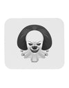 Scary Clown Grayscale Mousepad-TooLoud-White-Davson Sales