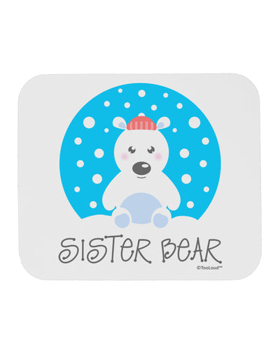 Matching Polar Bear Family - Sister Bear Mousepad by TooLoud-TooLoud-White-Davson Sales