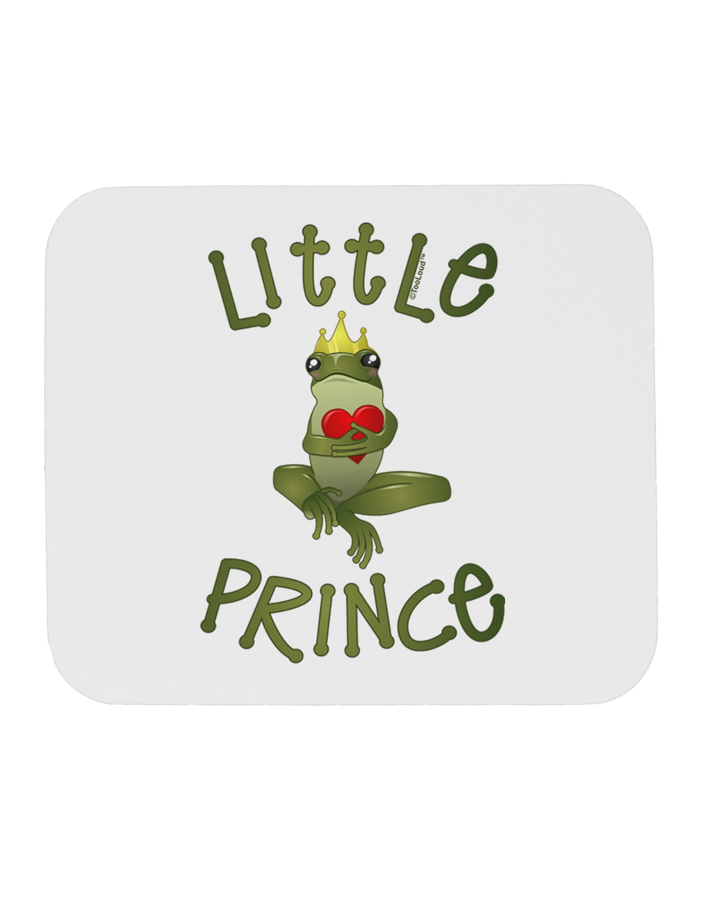 Little Prince Frog Mousepad-TooLoud-White-Davson Sales