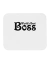 World's Best Boss - Boss Day Mousepad-TooLoud-White-Davson Sales