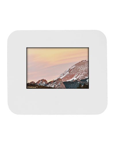 CO Sunset Cliffs Mousepad-TooLoud-White-Davson Sales