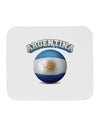 Soccer Ball Flag - Argentina Mousepad-TooLoud-White-Davson Sales