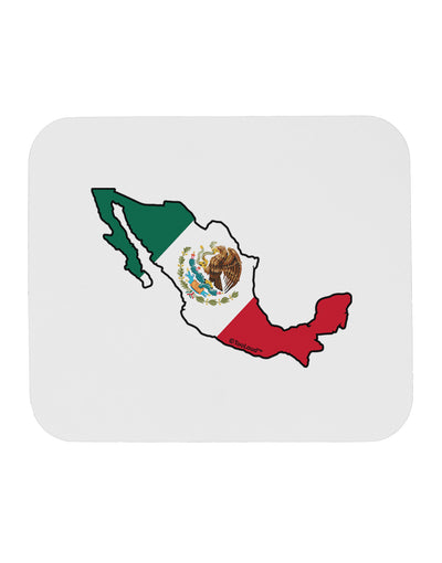 Mexico Outline - Mexican Flag Mousepad by TooLoud-TooLoud-White-Davson Sales