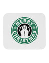 Merry Christmas Latte Logo Mousepad-TooLoud-White-Davson Sales