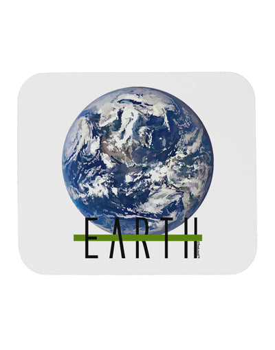 Planet Earth Text Mousepad by TooLoud-TooLoud-White-Davson Sales