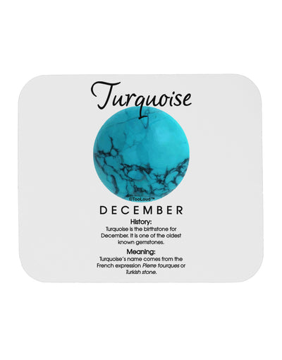 Birthstone Turquoise Mousepad by TooLoud-TooLoud-White-Davson Sales