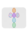 Easter Egg Cross Faux Applique Mousepad-TooLoud-White-Davson Sales