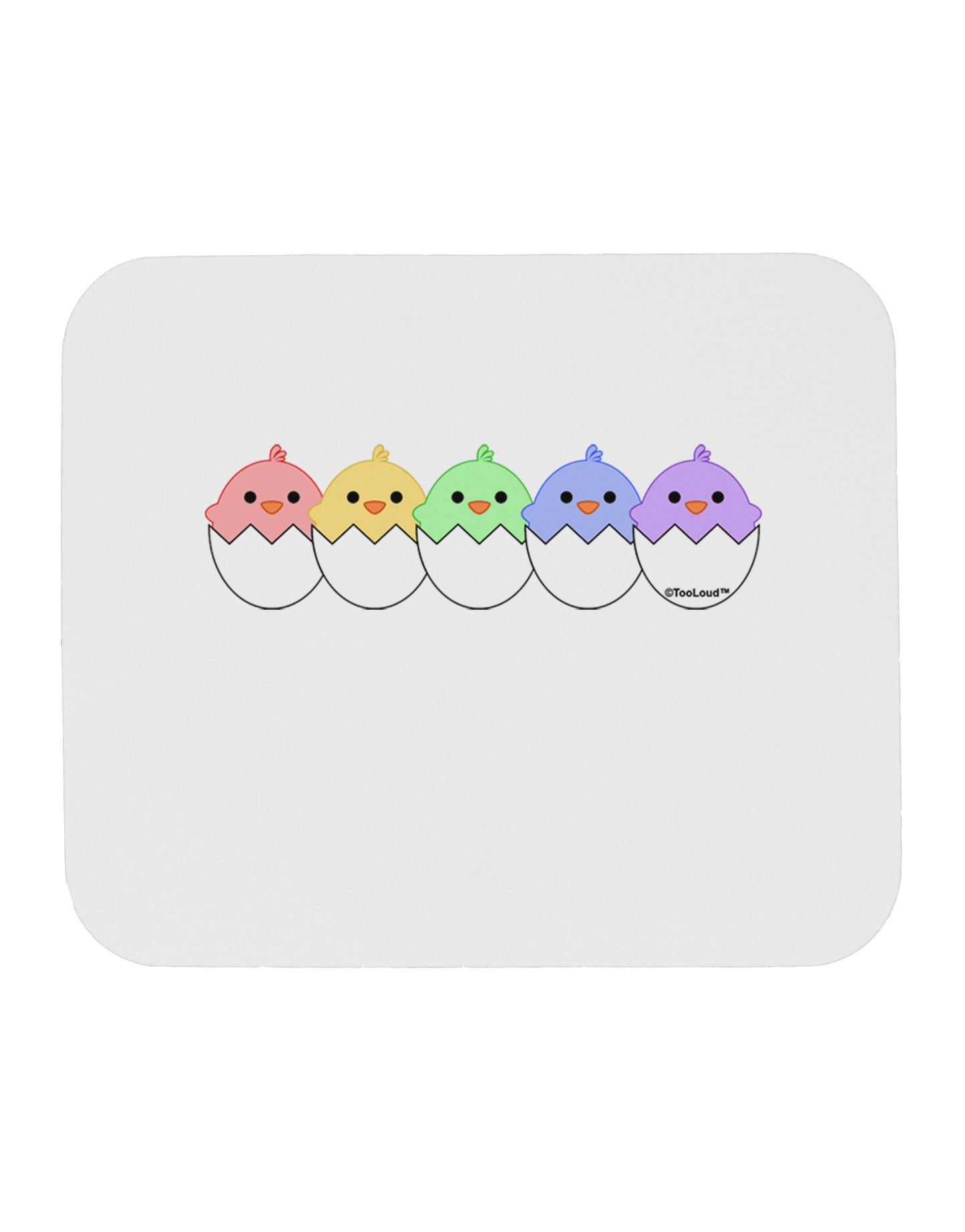 Cute Hatching Chicks Group #2 Mousepad by TooLoud-TooLoud-White-Davson Sales