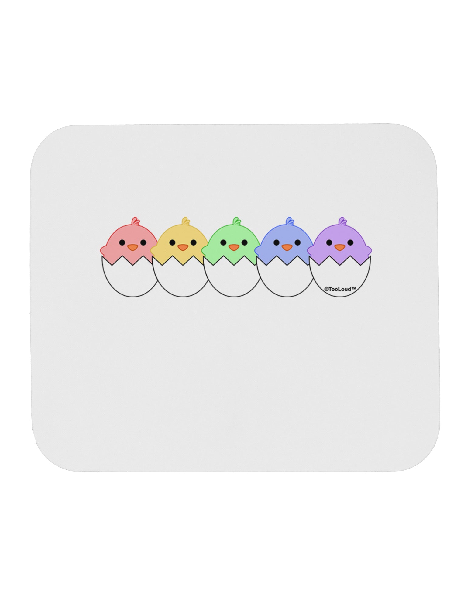 Cute Hatching Chicks Group #2 Mousepad by TooLoud-TooLoud-White-Davson Sales
