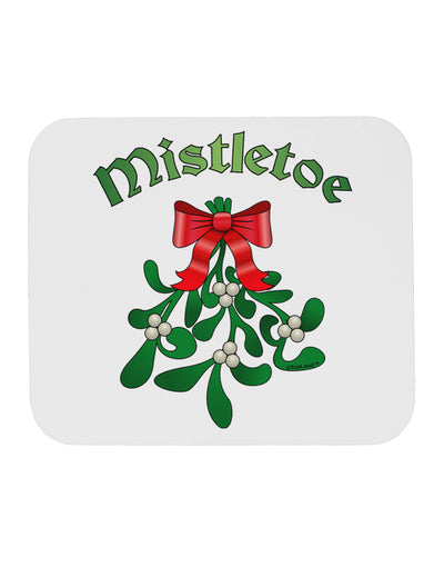 Christmas Kiss Mistletoe Mousepad-TooLoud-White-Davson Sales