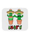 Fiesta Cactus Couple Amor Mousepad by TooLoud-TooLoud-White-Davson Sales