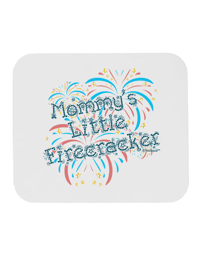 Mommy's Little Firecracker Mousepad-TooLoud-White-Davson Sales