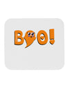 Cute Boo Text Orange Mousepad-TooLoud-White-Davson Sales