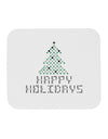 Happy Holidays Sparkles Mousepad-TooLoud-White-Davson Sales