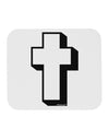 Simple Cross Design Black Mousepad by TooLoud-TooLoud-White-Davson Sales