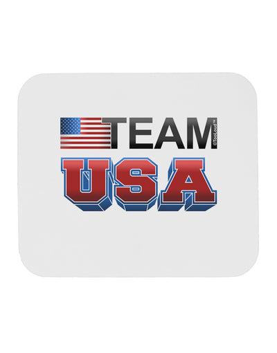 Sporty Team USA Mousepad-TooLoud-White-Davson Sales